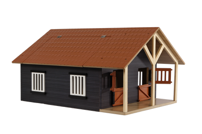 Kids Globe 1:24 Horsestable With Boxes & Workshop