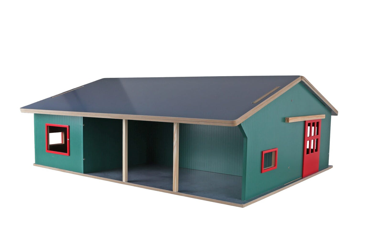 Kids Globe 1:32 Cattle Machinery Shed & Pasture 75cmx61cmx29cm