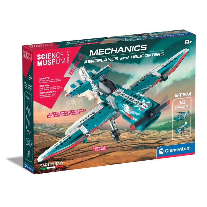 Clementoni  Science Museum Mechanics - Aeroplanes and Helicopters