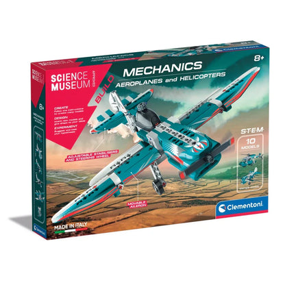 Clementoni  Science Museum Mechanics - Aeroplanes and Helicopters