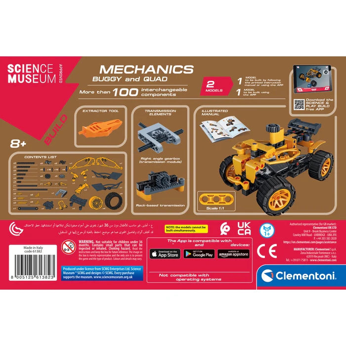 Clementoni  Science Museum Mechanics - Buggy & Quad