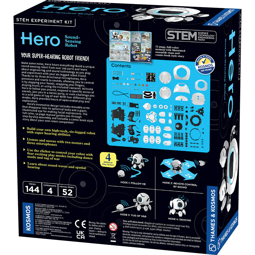 Thames & Kosmos Hero: Sound Sensing Robot
