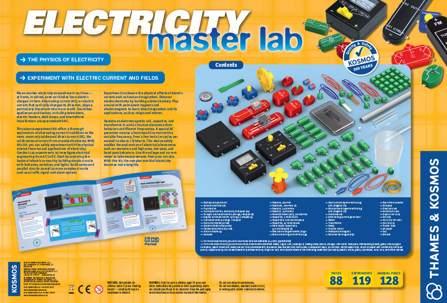 Thames & Kosmos Electricity Master Lab Transformers Science Kit