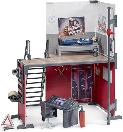 Bruder Bworld Fire Station With Fireman