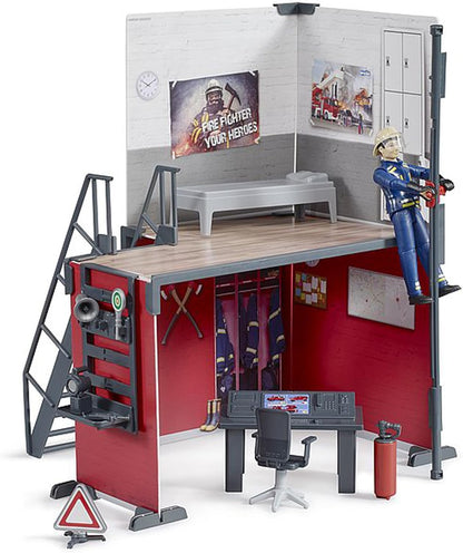 Bruder Bworld Fire Station With Fireman