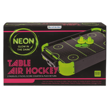 Out Of The Blue Table Air Hockey Game, Glow In The Dark