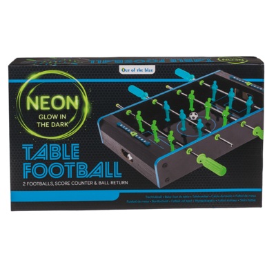 Out Of The Blue Tabletop Football, Kicker, Glow In The Dark