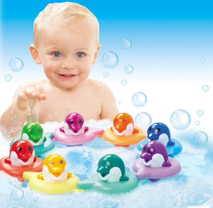 Tomy Toomies Bath Do Rae Mi Dolphins