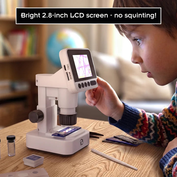 Thames & Kosmos Digital Microscope with HD Imaging and LCD Display