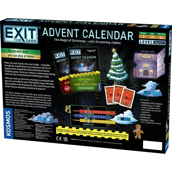 Thames & Kosmos EXIT Advent Calendar The Magic of Christmas
