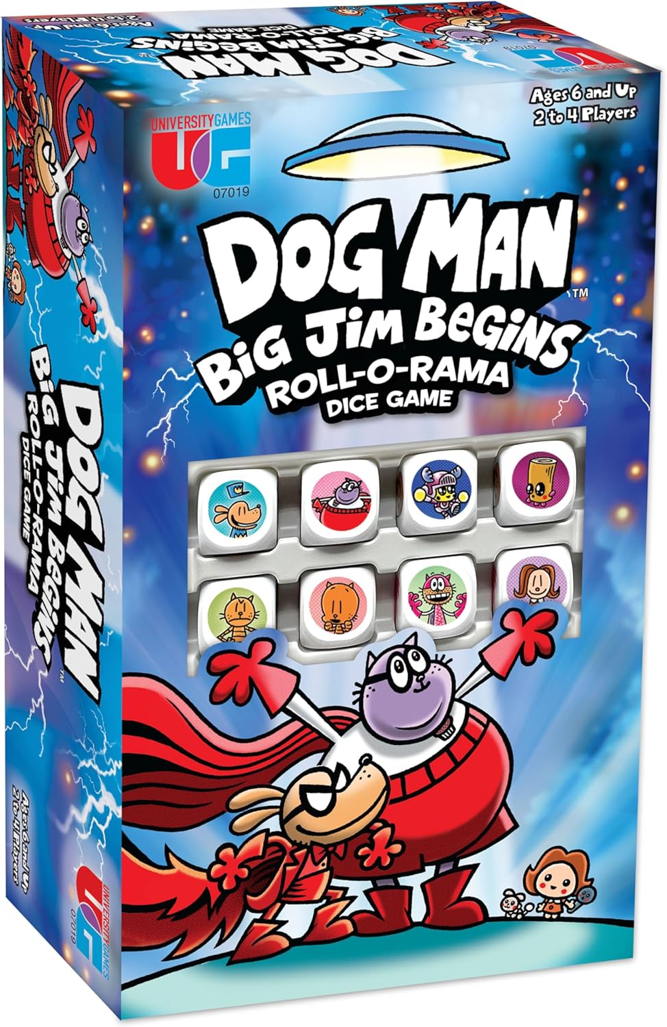 University Games Dog Man Big Jim Begins Dice Game