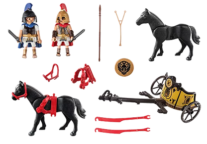 Playmobil 70469 History Achilles and Patroclus with Chariot