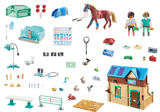 Playmobil 71352 Riding Therapy and Veterinary Practice