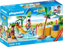 Playmobil 71529 MyLife Children's Pool with Whirlpool,
