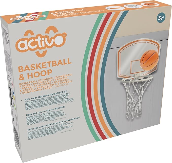 Mookie Mini Basketball & Hoop