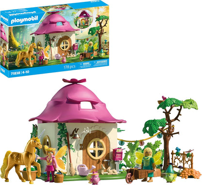 Playmobil 71838 Cozy Fairy Home with Golden Unicorn