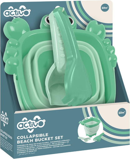 Mookie Collapsible Beach Bucket Set 3 Pc