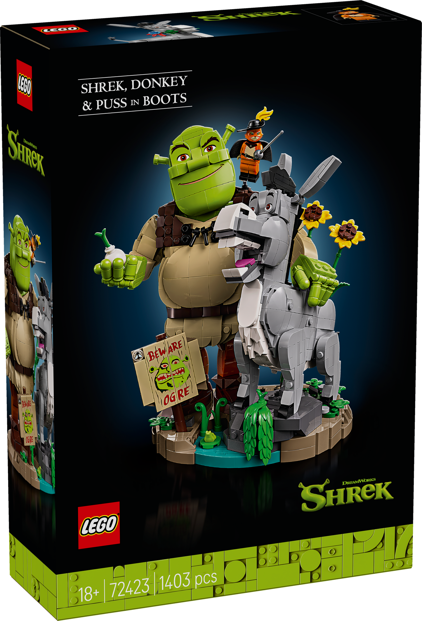 LEGO Shrek 72423 Shrek, Donkey & Puss in Boots