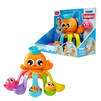 Tomy Toomies Bath 7 in 1 Bath Activity Octopus