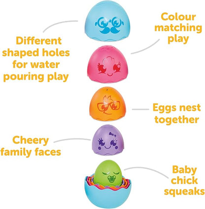 Tomy Toomies Hide & Squeak Nesting Eggs