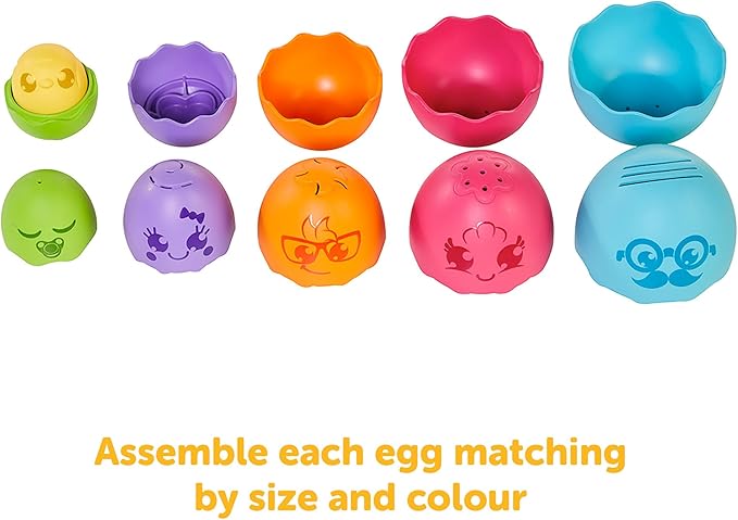 Tomy Toomies Hide & Squeak Nesting Eggs