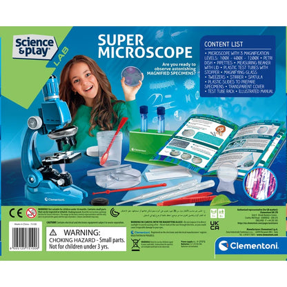 Clementoni  Super Microscope 1200x Window Box