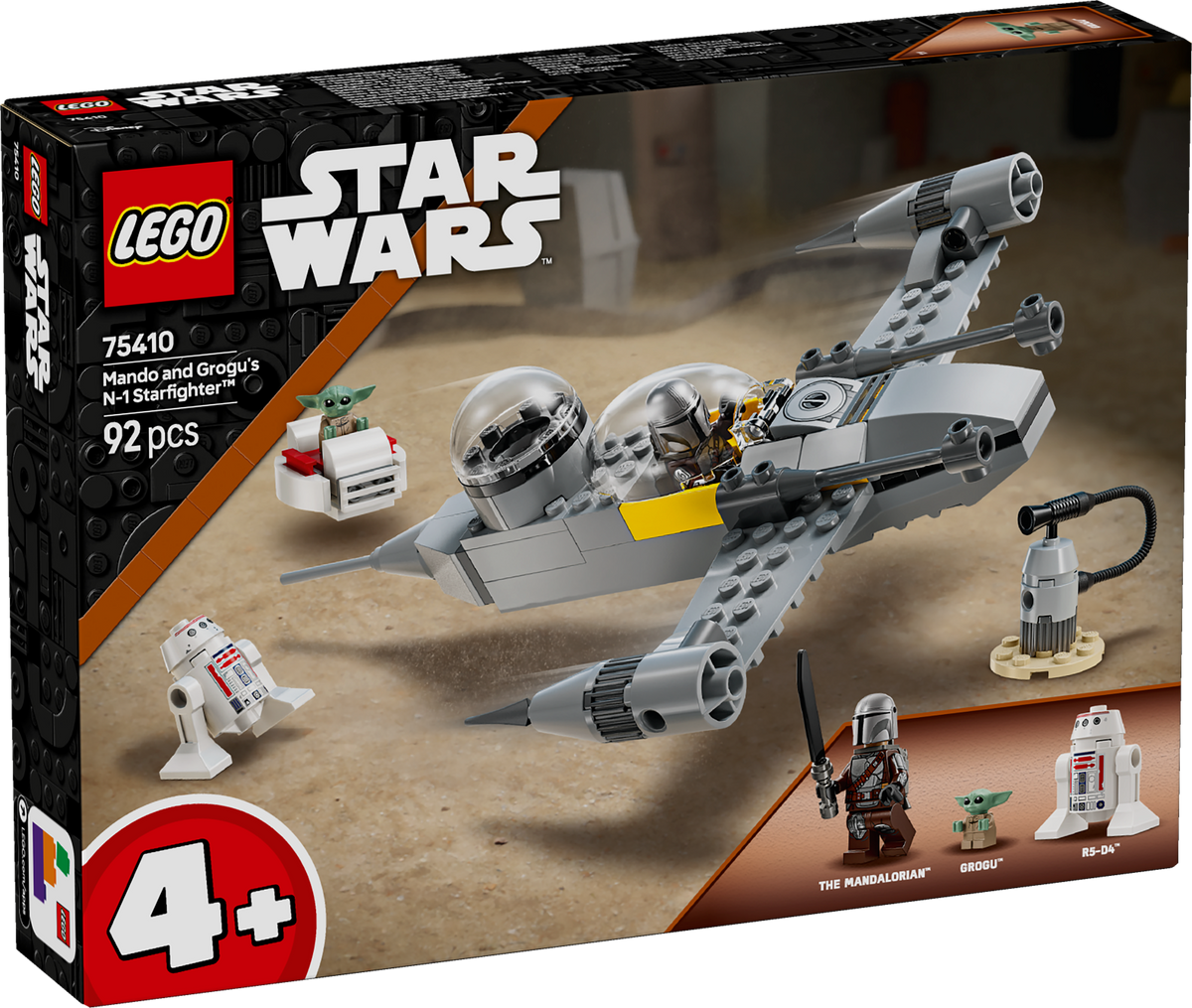 LEGO Star Wars TM 75410 Mando and Grogus N-1 Starfighter™
