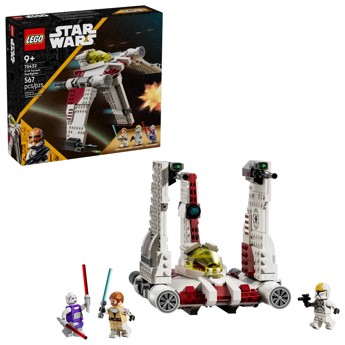 Lego Star Wars TM 75432 V-19 Torrent Starfighter