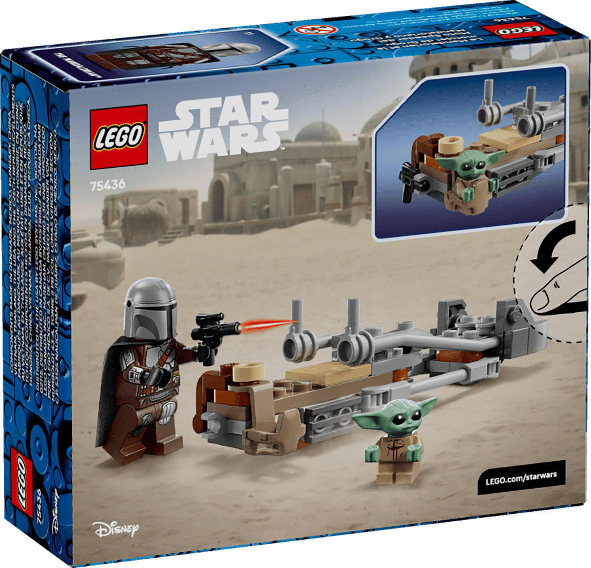 Lego Star Wars 75436 The Mandalorian & Grogus Speeder Bike™