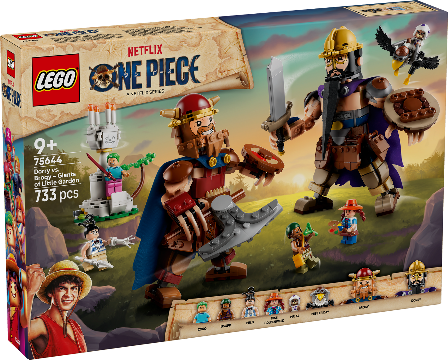 LEGO ONE PIECE 75644 Dorry vs. Brogy – Giants of Little Garden