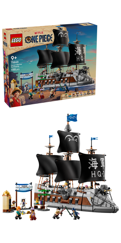 LEGO ONE PIECE 75646 Garp's Marine Battleship