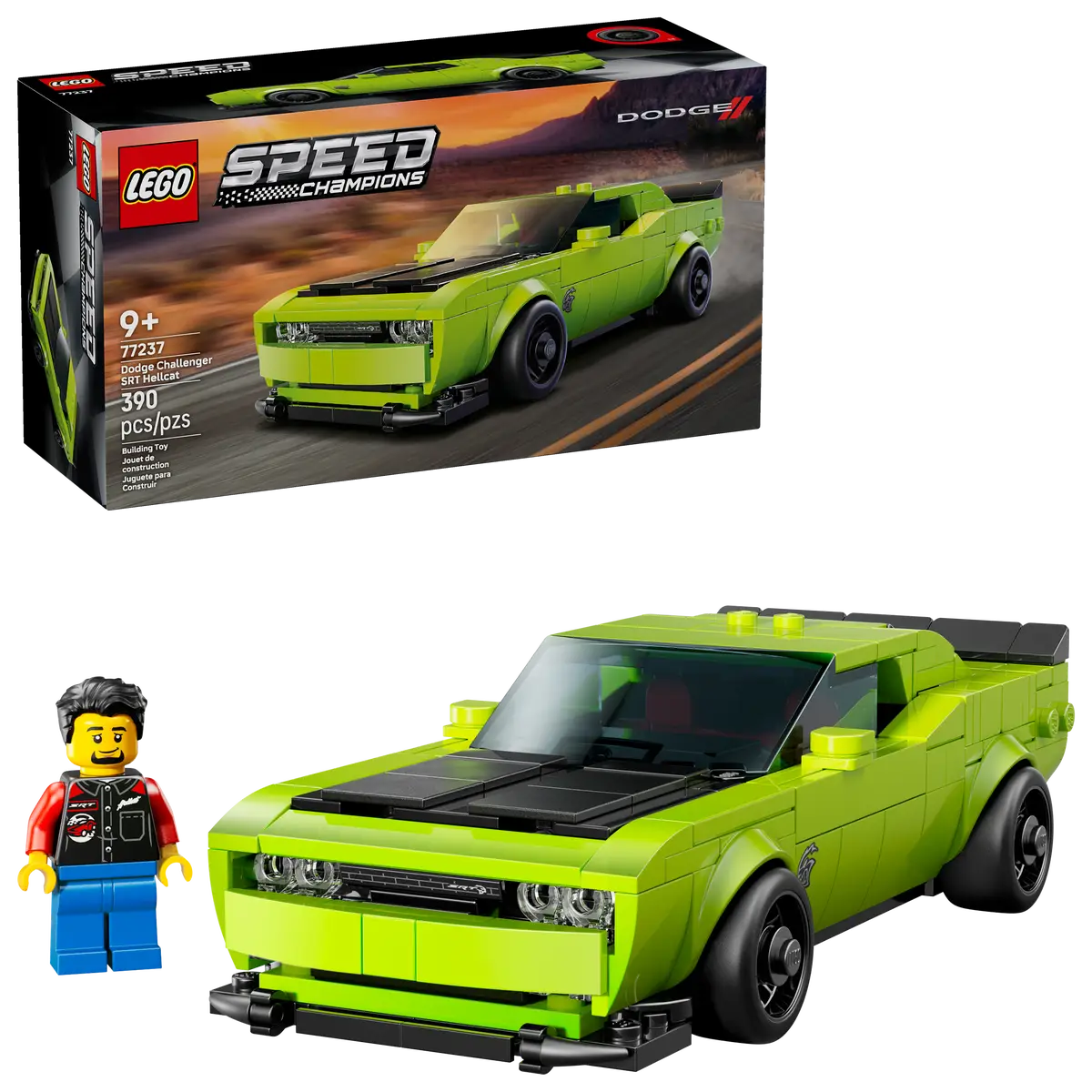 Lego Speed Champions 77237 Dodge Challenger SRT Hellcat Sports Car