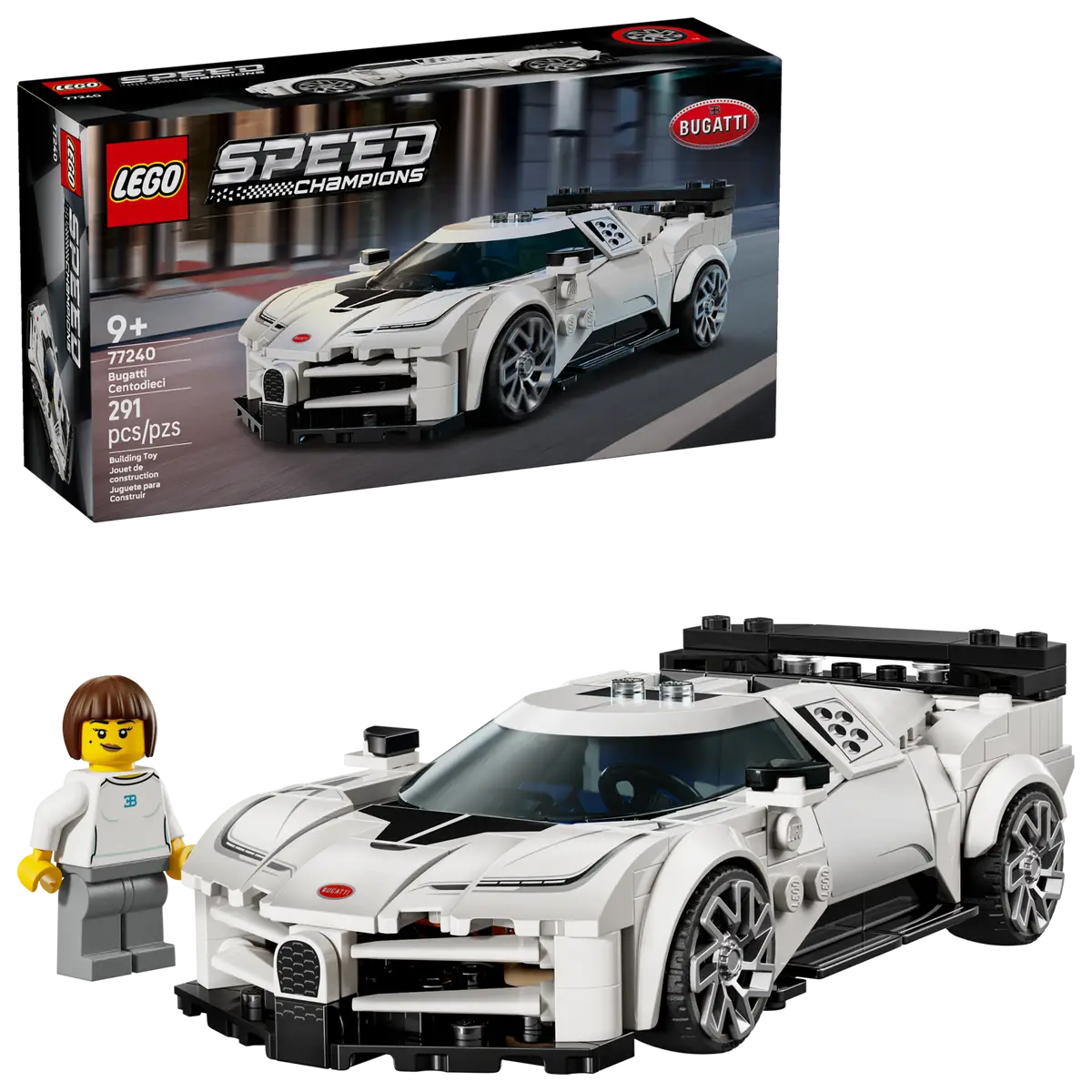 Lego Speed Champions 77240 Bugatti Centodieci Hyper Sports Car
