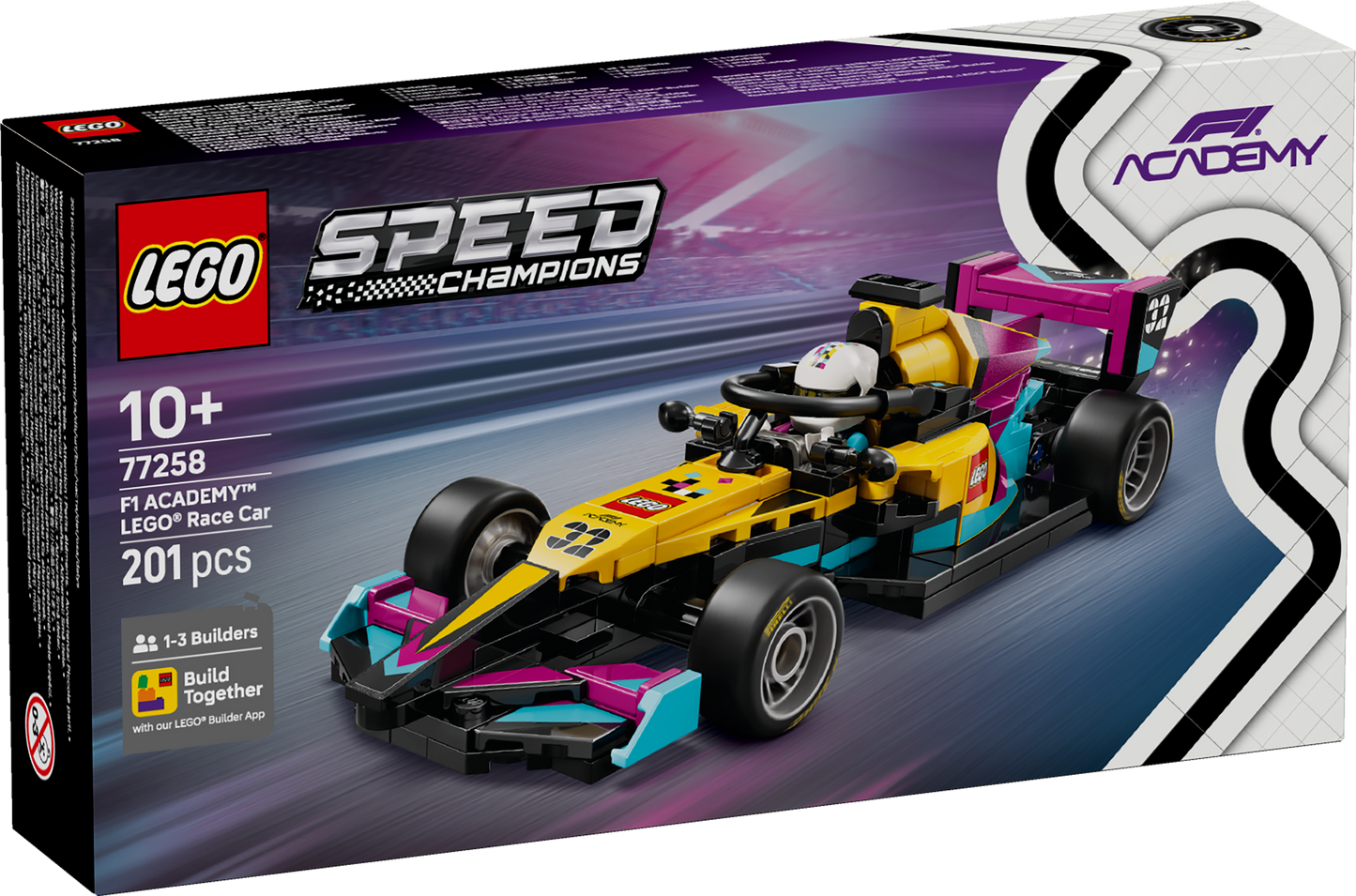LEGO Speed Champions 77258  F1 ACADEMY™ LEGO® Race Car