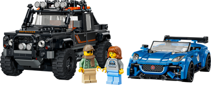 LEGO Speed Champions 77264 Jaguar Project 7 & Land Rover Defender