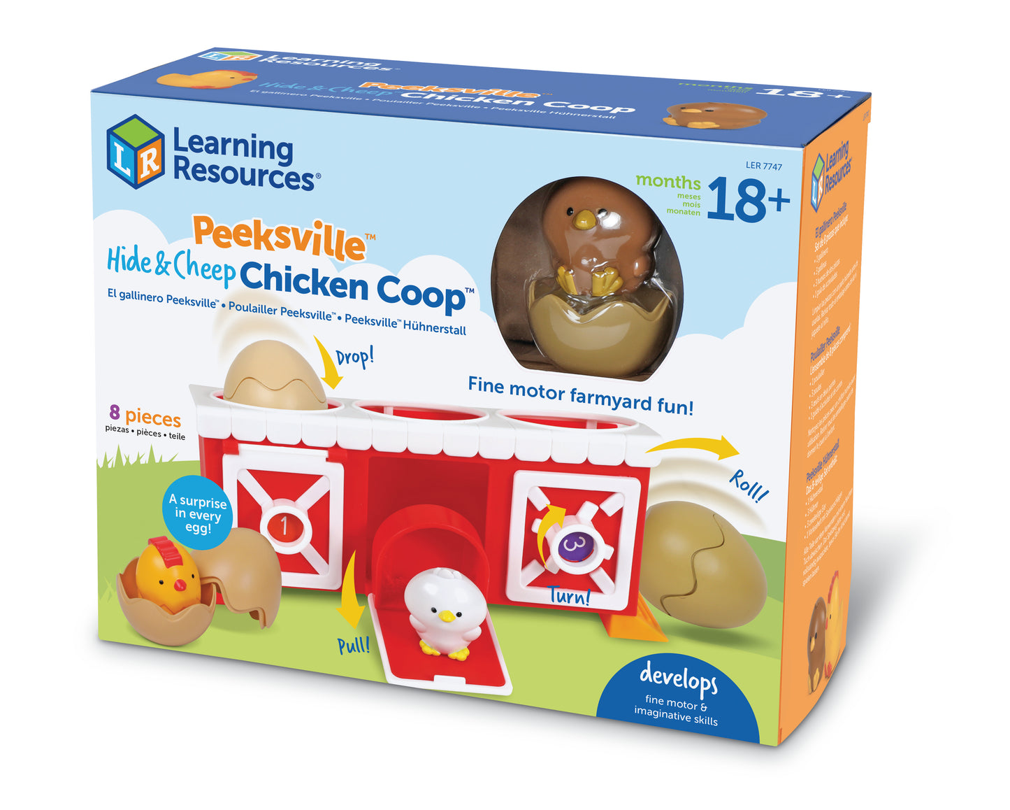 Learning Resources Peeksville™ Hide & Cheep Chicken Coop™
