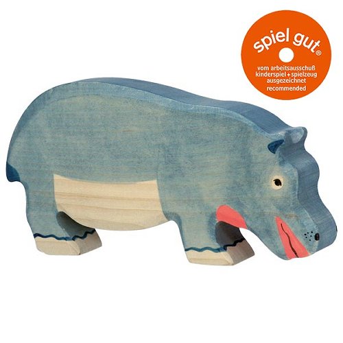 Holztiger Hippopotamus