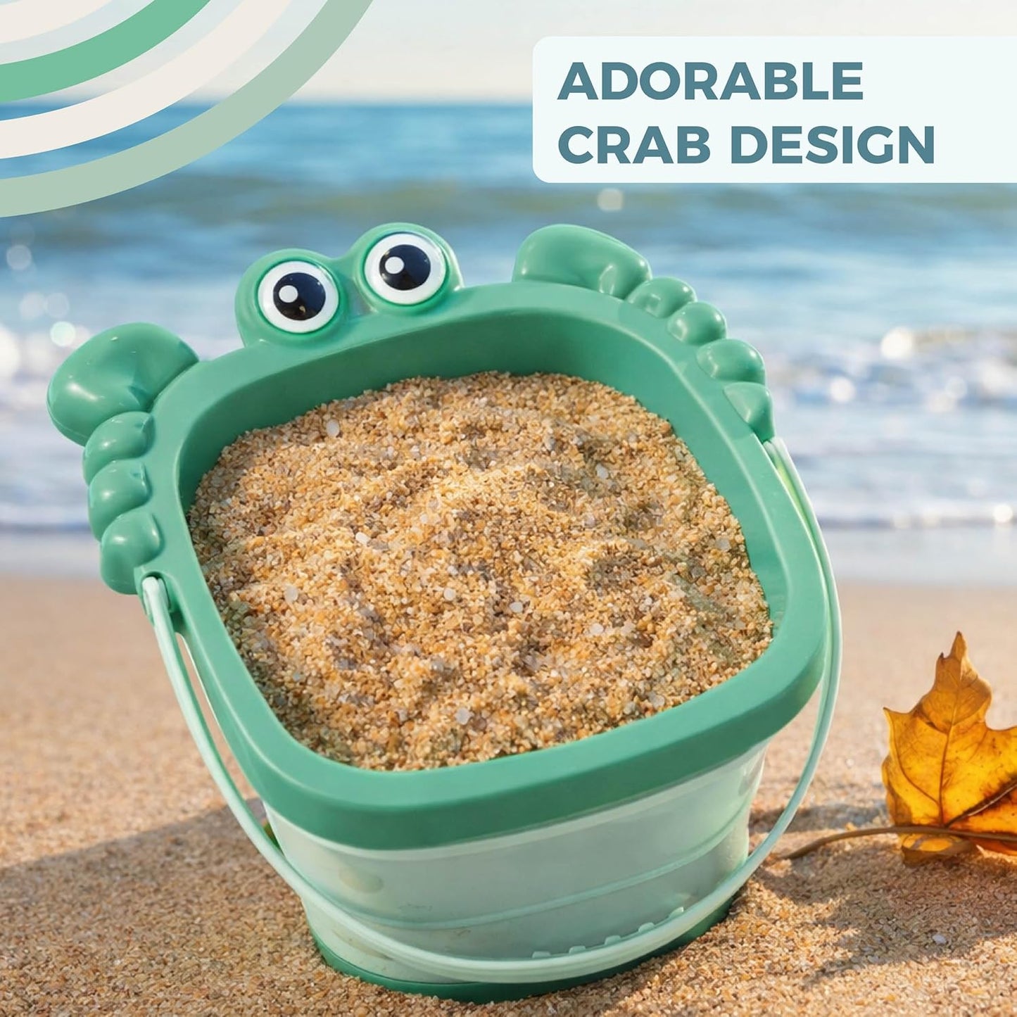 Mookie Collapsible Beach Bucket Set 3 Pc