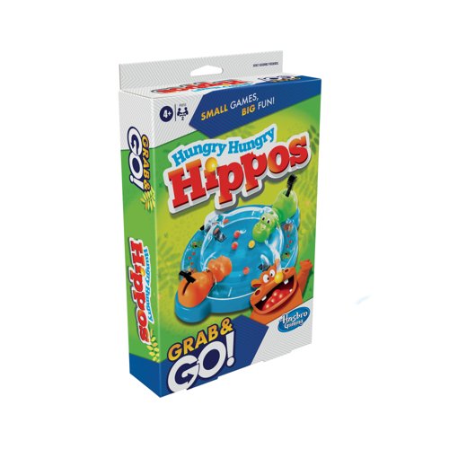 Hasbro Grab & Go - Hungry Hungry Hippos