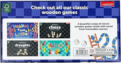 Lagoon Games Wooden Snakes & Ladders