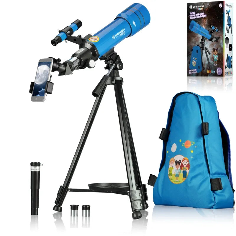 Bresser Telescope 70/400 with Backpack Blue
