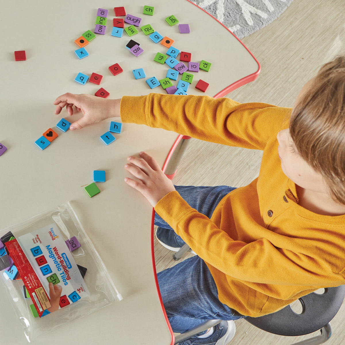 Learning Resources Hand2Mind Phonics WordBuilding Magnetic Tiles