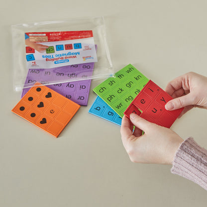 Learning Resources Hand2Mind Phonics WordBuilding Magnetic Tiles