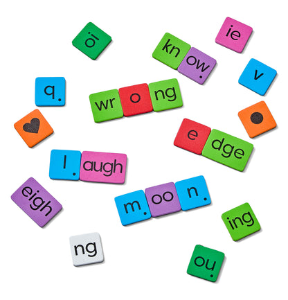 Learning Resources Hand2Mind Phonics WordBuilding Magnetic Tiles