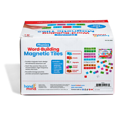 Learning Resources Hand2Mind Phonics WordBuilding Magnetic Tiles