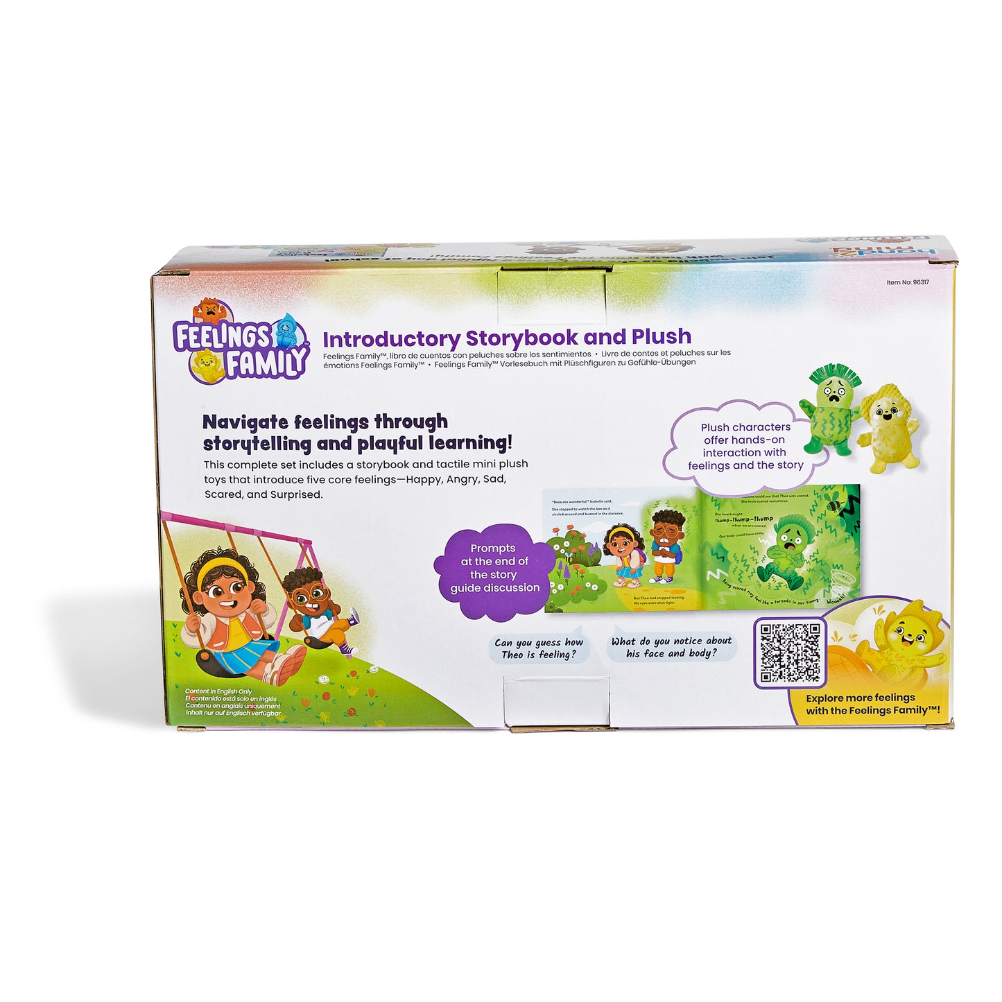 Learning Resources Meet the Feelings Family™ Book Set (w plush)