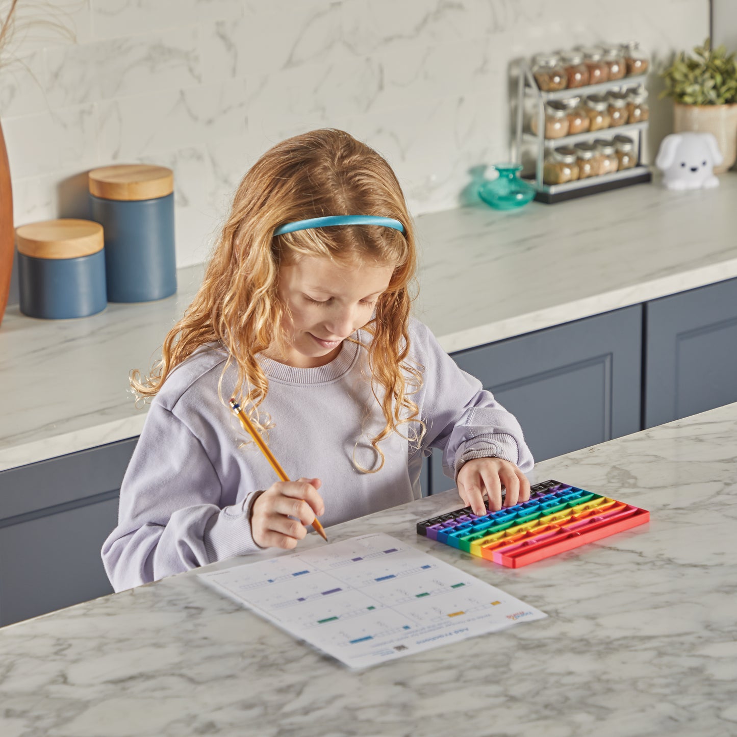 Learning Resources Rainbow Fraction® Sensory Bubble Popper