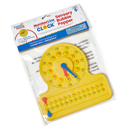 Learning Resources NumberLine Clock™ Sensory Bubble Popper