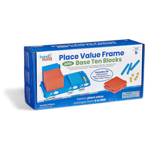 Learning Resources Place Value Frame with Base Ten Blocks