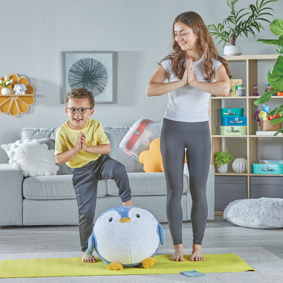 Learning Resources Yoga Ball Buddy with BubblePlush™ (Penguin)